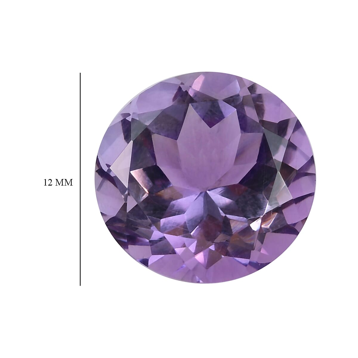 AA Pink Amethyst Round 12.0mm 4.85 Ct.