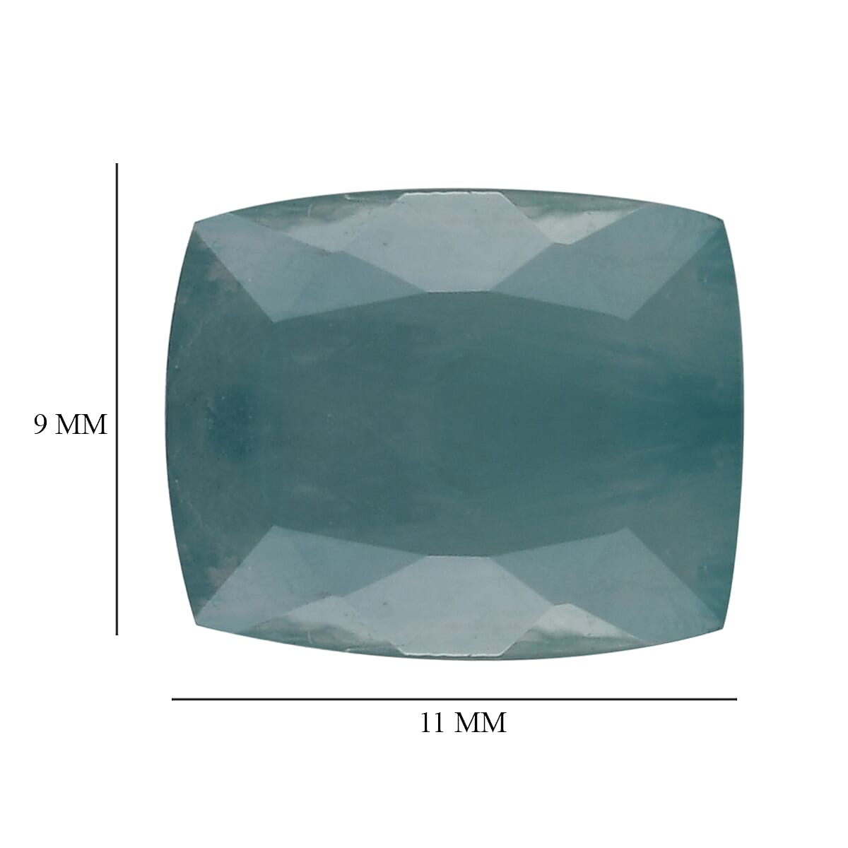 Grandidierite Cushion 11x9mm -3.44 Ct.