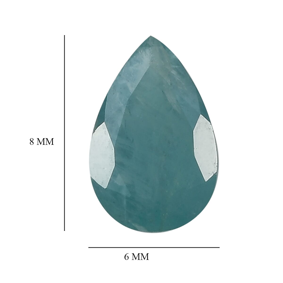 AA Grandidierite Pear 8x6 - 1.15 Ct.