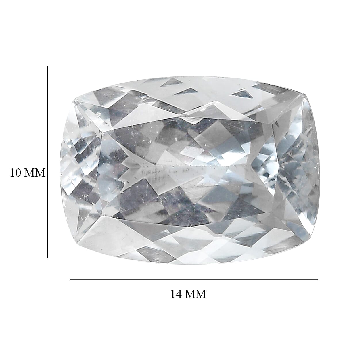 Goshenite Cushion 14x10mm - 5.58 Ct.