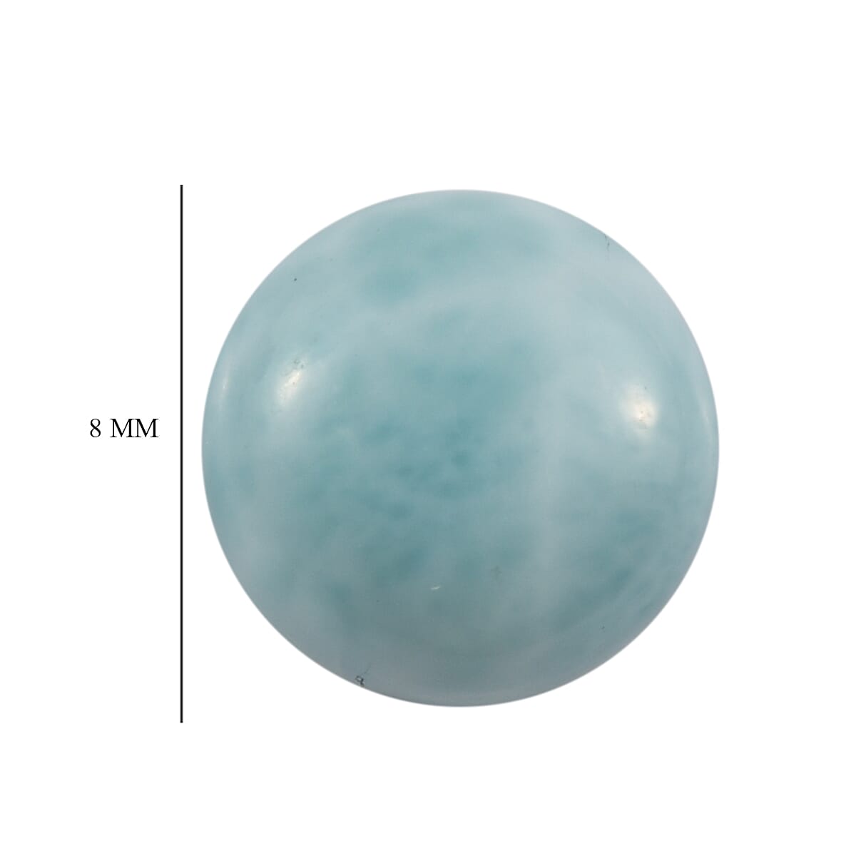 AA Larimar Round 8.0mm - 2.0 CT