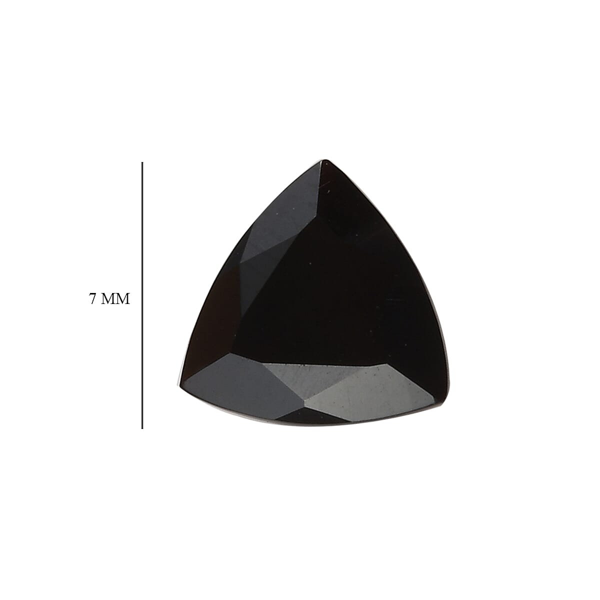 Black Onyx Triangle 7.0mm - 0.81 Ct