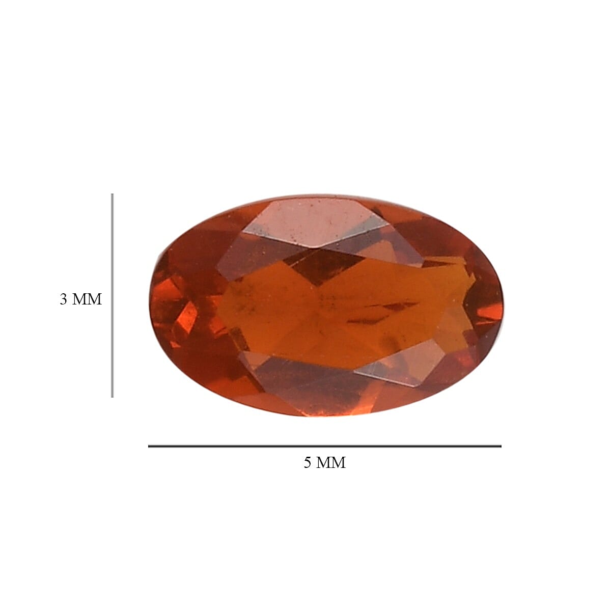 AAA Fire Opal Oval 5x3mm - 0.12 Ct