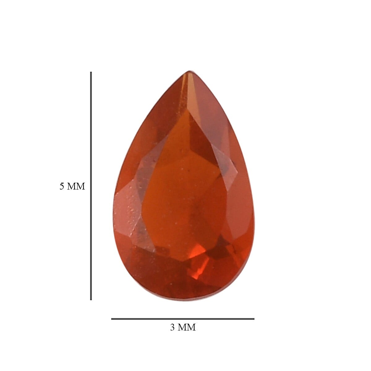 AAAA Fire Opal Prism 5x3mm - 0.13 CT