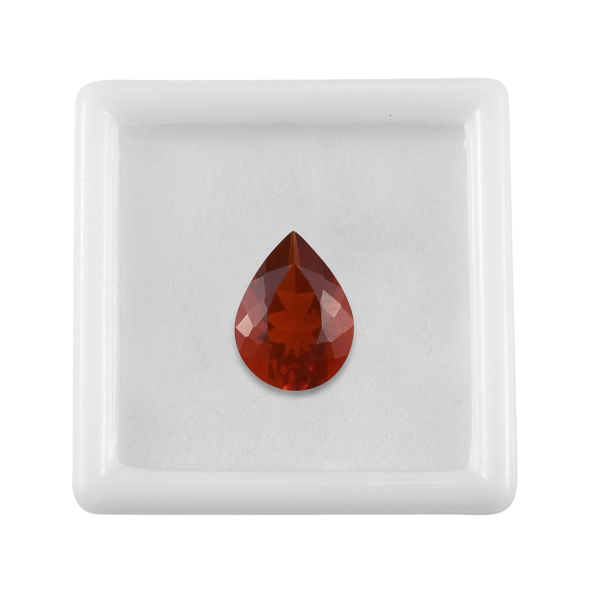 AAAAA Fire Opal Prism 8x6mm- 0.58 Ct