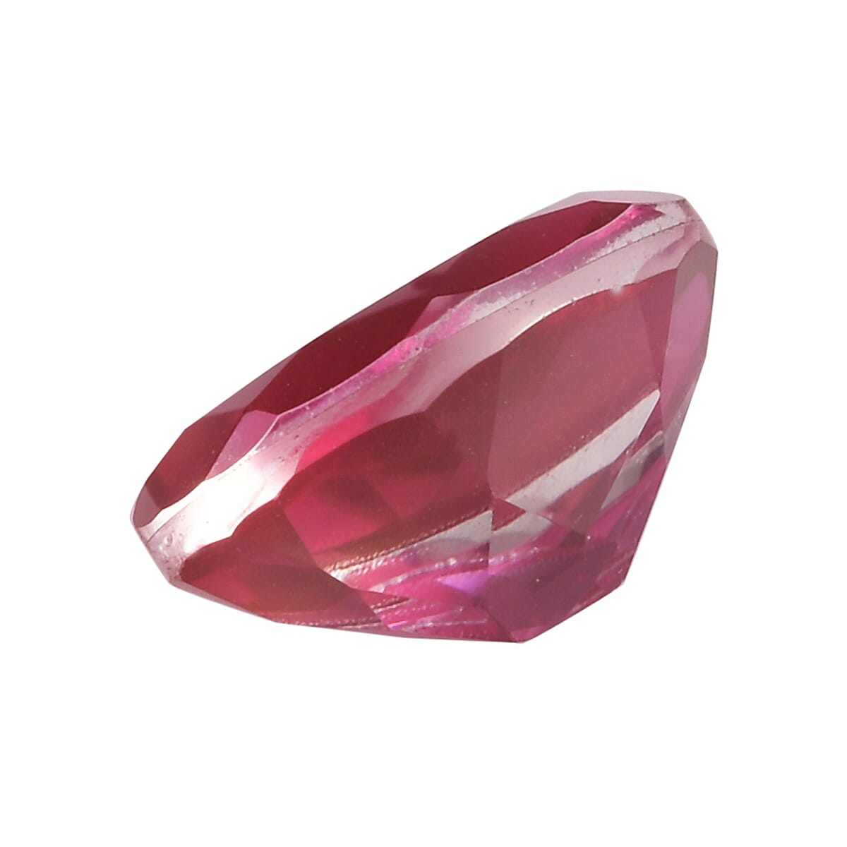 African Lilac Triplet Quartz Oval 14x10mm -5.51 Ct