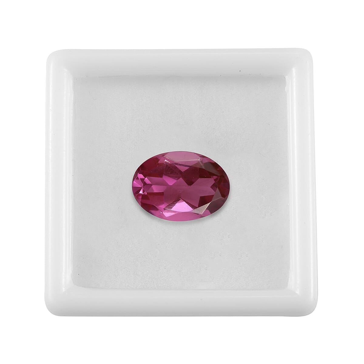 African Lilac Triplet Quartz Oval 14x10mm -5.51 Ct