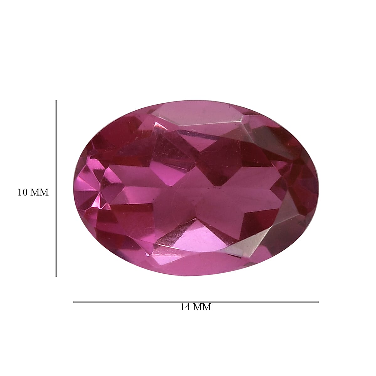 African Lilac Triplet Quartz Oval 14x10mm -5.51 Ct