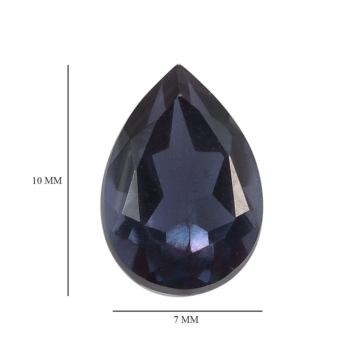 Alexandrite Triplet Quartz  Prism 10x7mm - 1.9 Ct