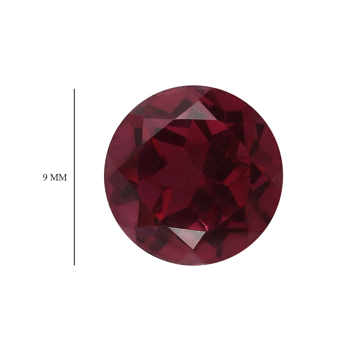 Blazing Red Triplet Quartz Round 9.0mm - 2.67 Ct