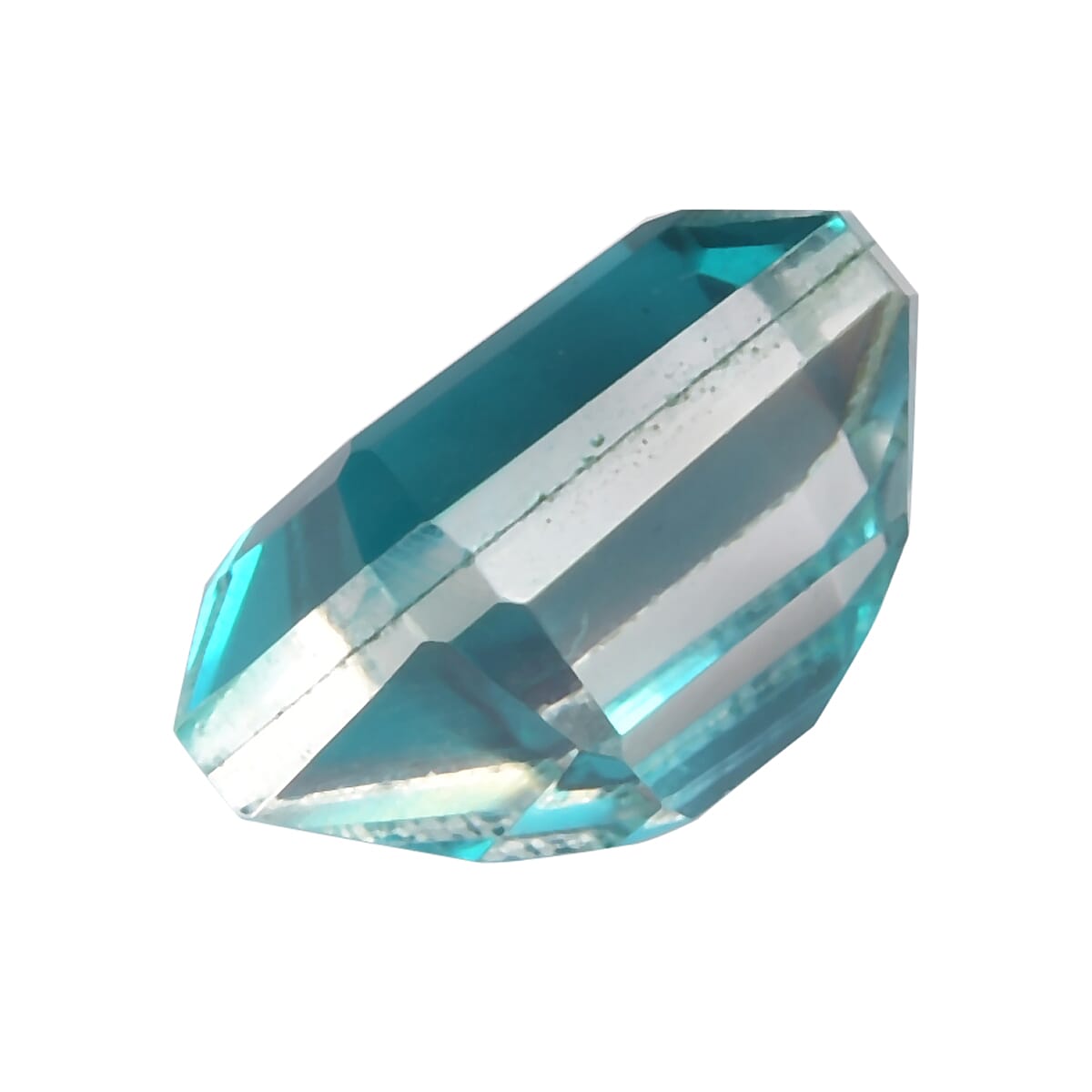Capri Blue Triplet Quartz Octagon 9x7mm -3.26 Ct