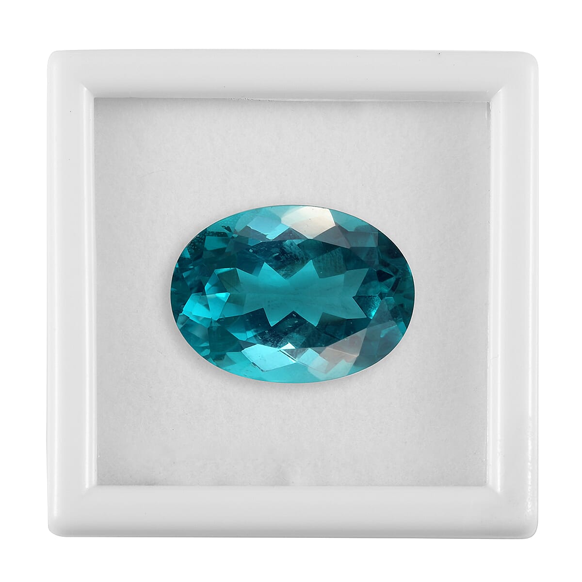 Capri Blue Triplet Quartz Oval  25x18mm - 35.71 Ct