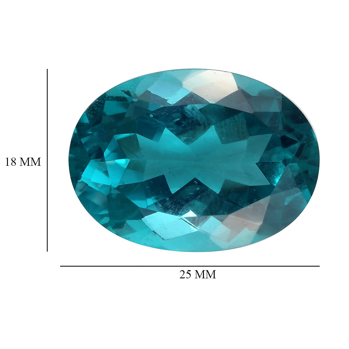 Capri Blue Triplet Quartz Oval  25x18mm - 35.71 Ct