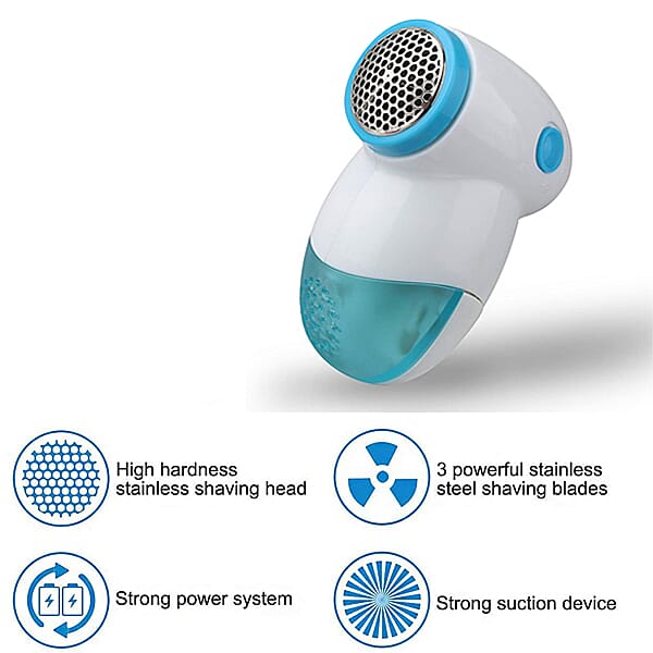 Battery Powered Electric Lint Remover- Aqua