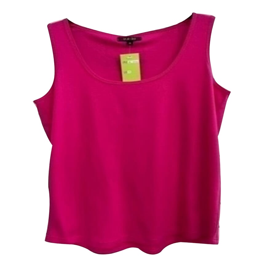 SUGARCRISP 100% Cotton Vest (Size 10) - Pink