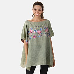 T-shirt with Embroidery - Red