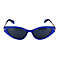 Polaroid Blue Cat-Eye Sunglasses with Grey Lenses