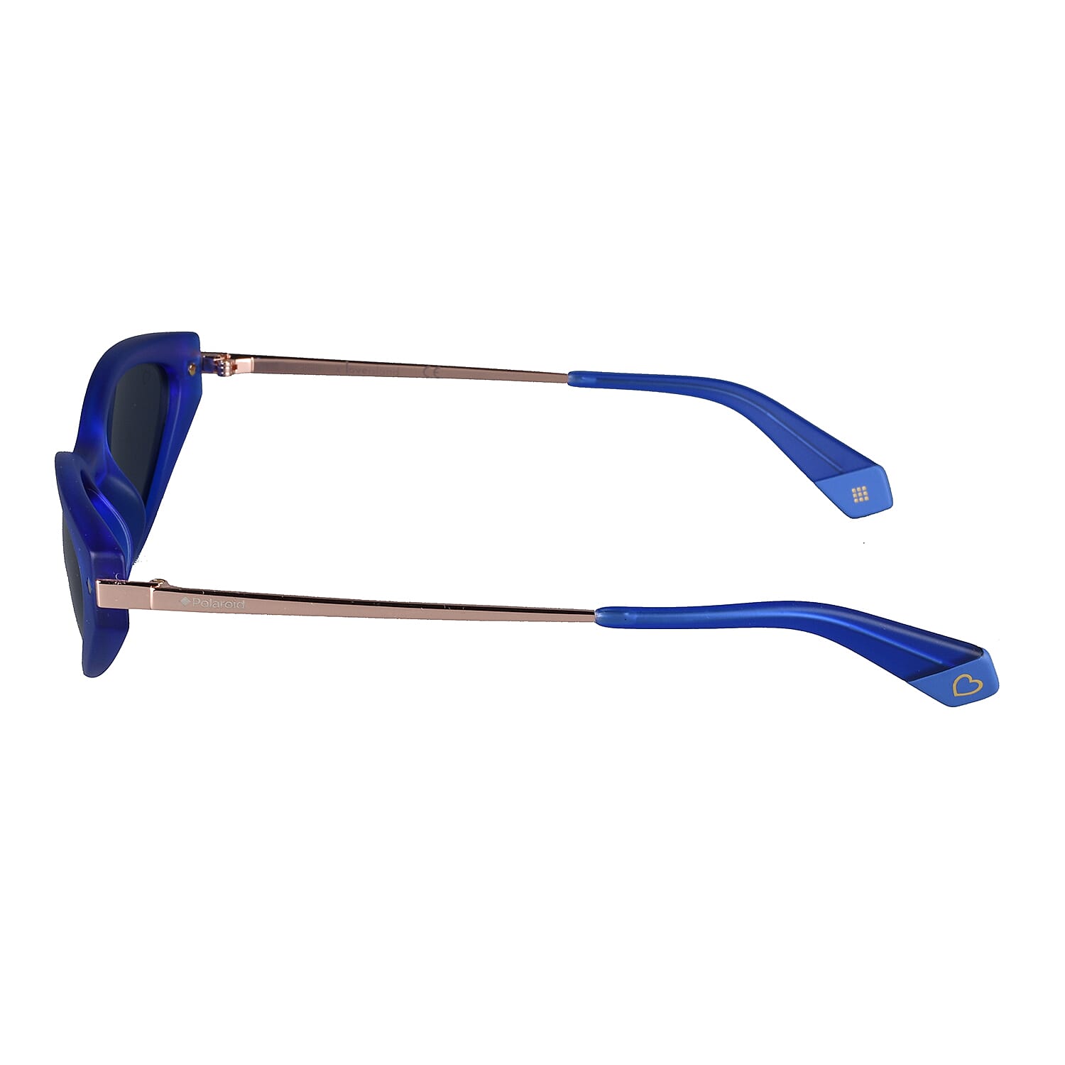 Polaroid Blue Cat-Eye Sunglasses with Grey Lenses