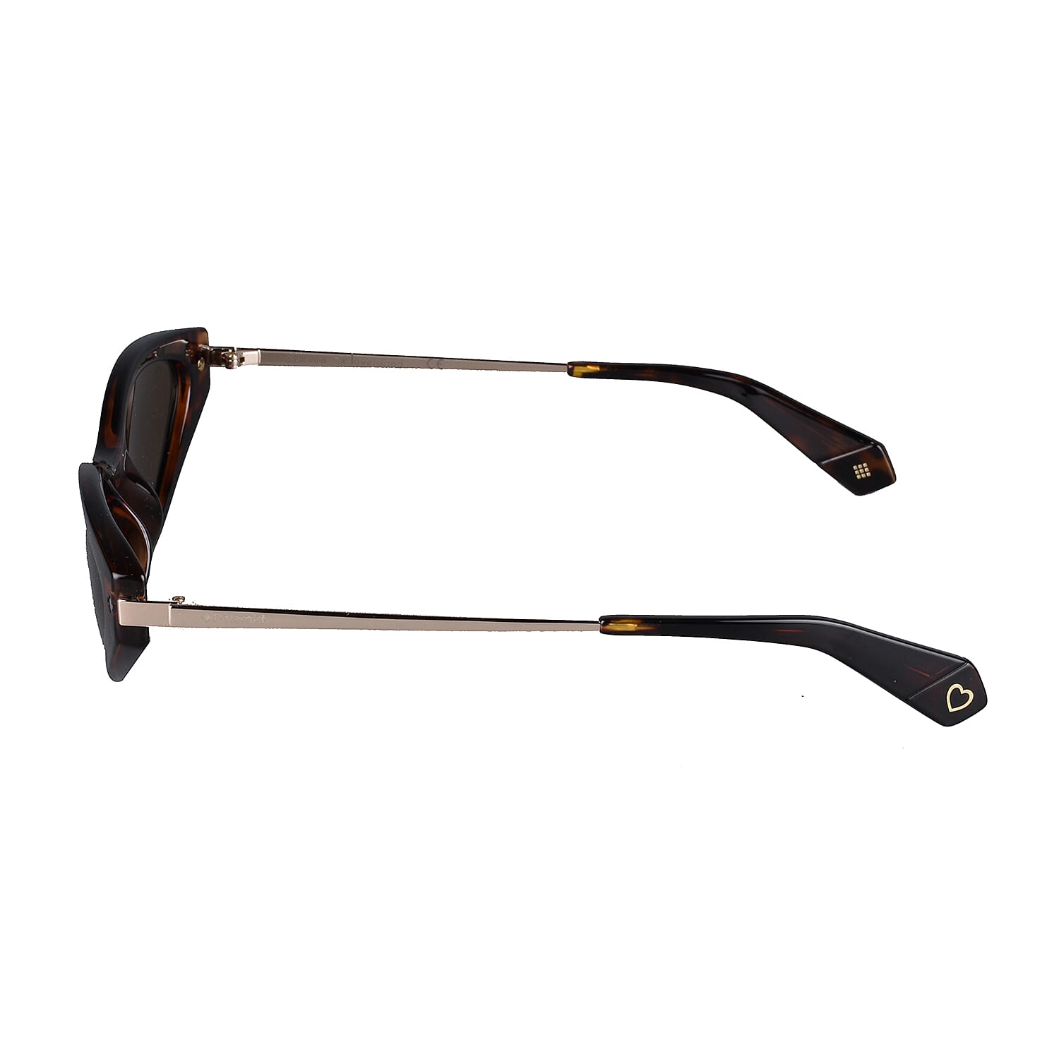 Polaroid Tortoise Cat-Eye Sunglasses with Brown Lenses