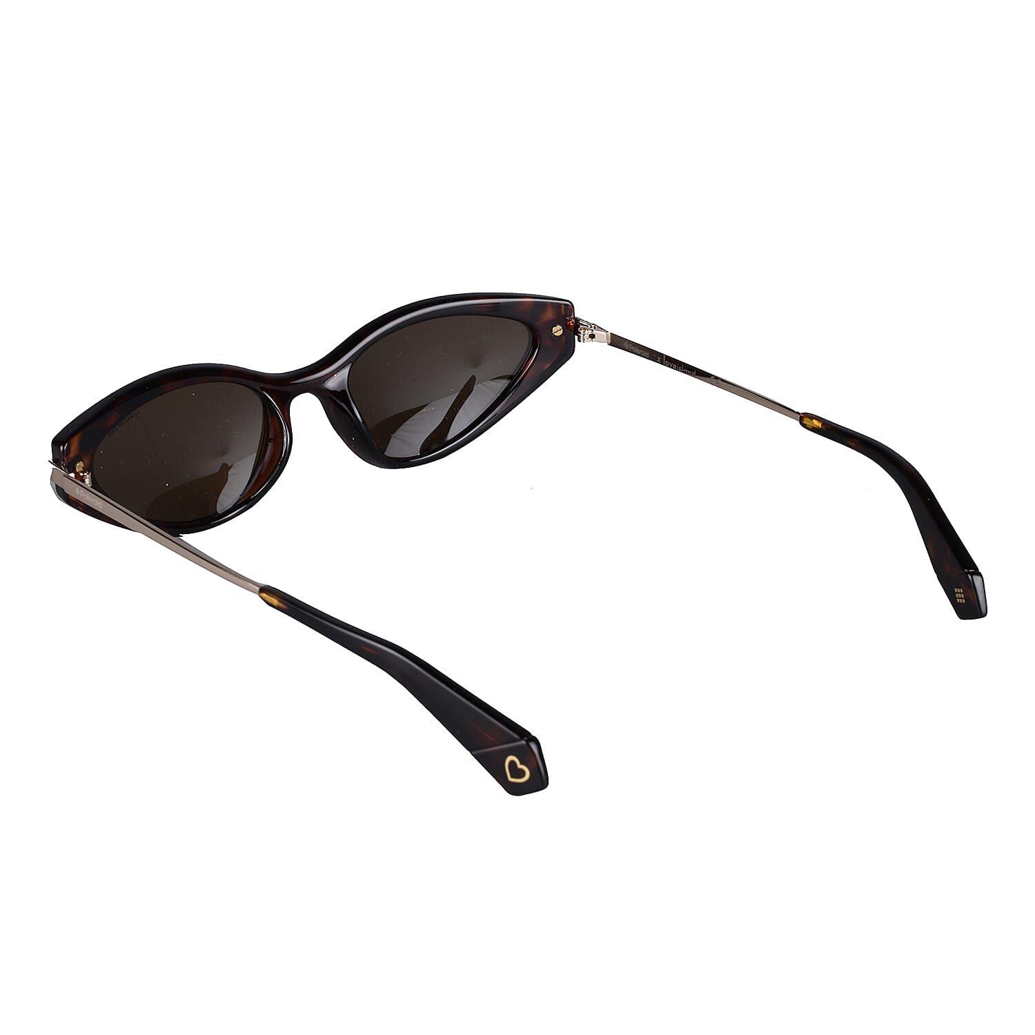 Polaroid Tortoise Cat-Eye Sunglasses with Brown Lenses