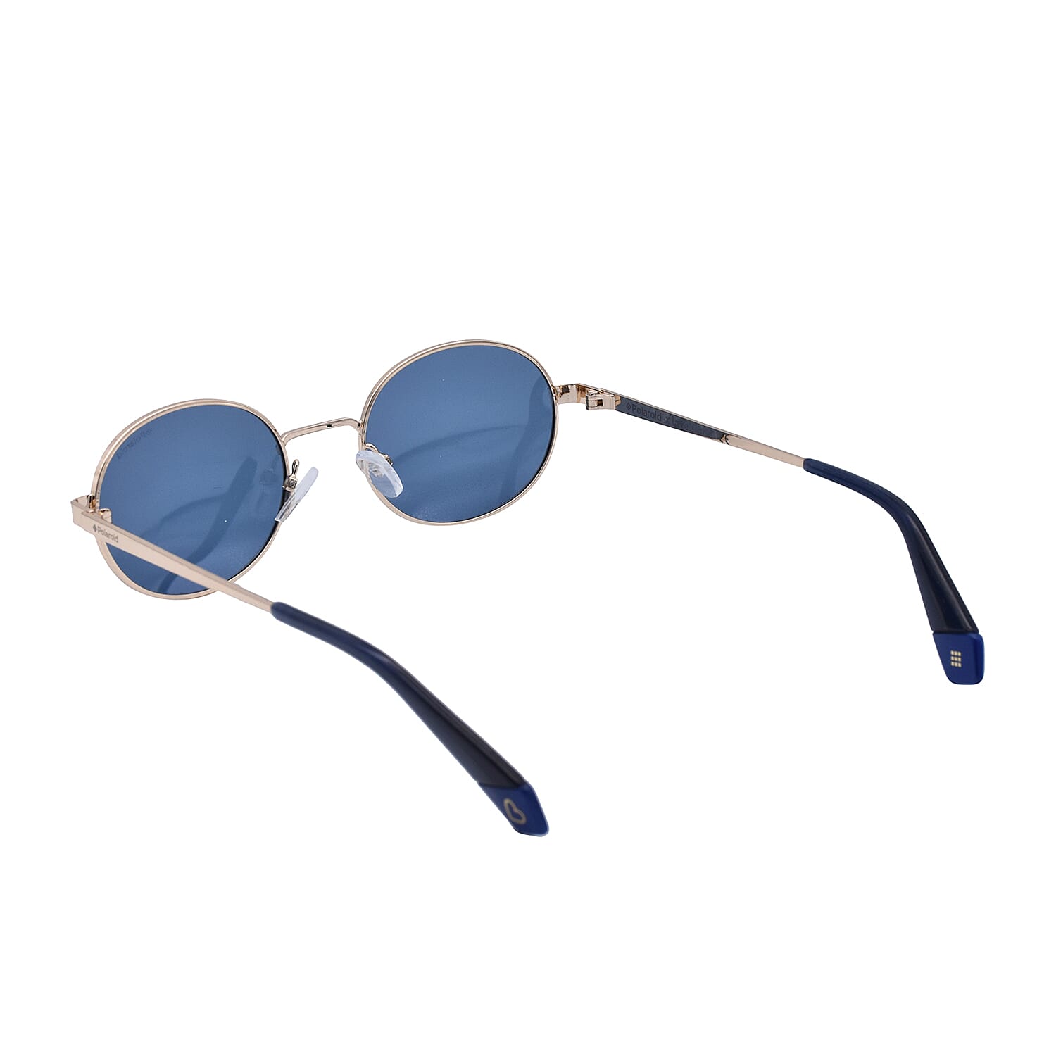 Polaroid x Love Island Oval Sunglasses with Blue Lenses