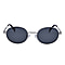 Polaroid x Love Island Oval Sunglasses with Blue Lenses