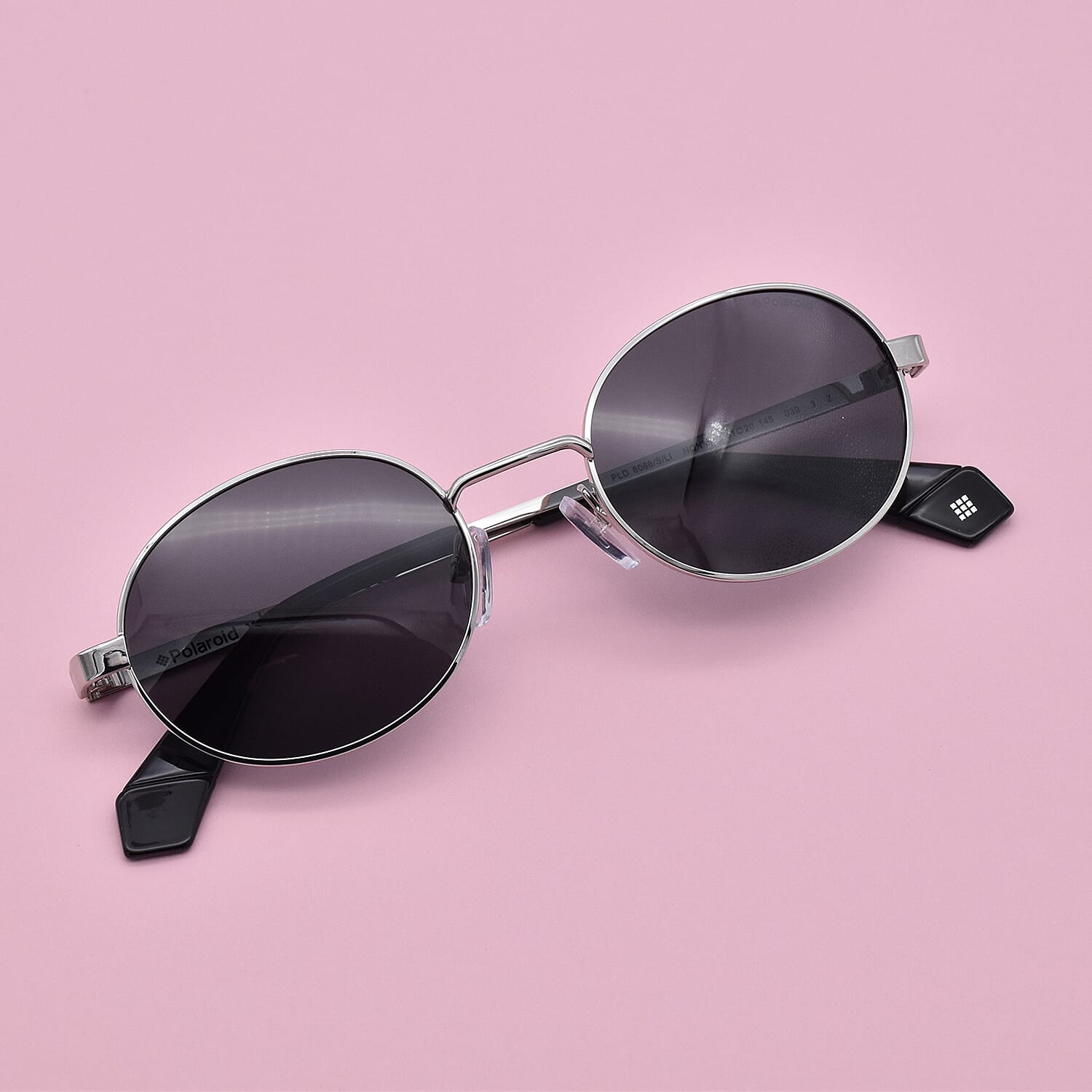 Polaroid x Love Island Oval Sunglasses with Grey Lenses