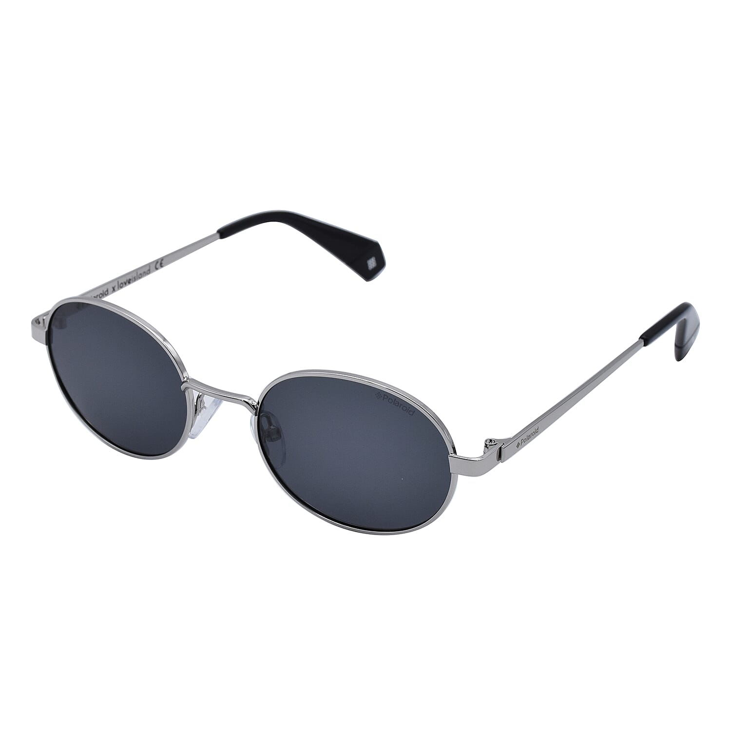 Polaroid x Love Island Oval Sunglasses with Grey Lenses