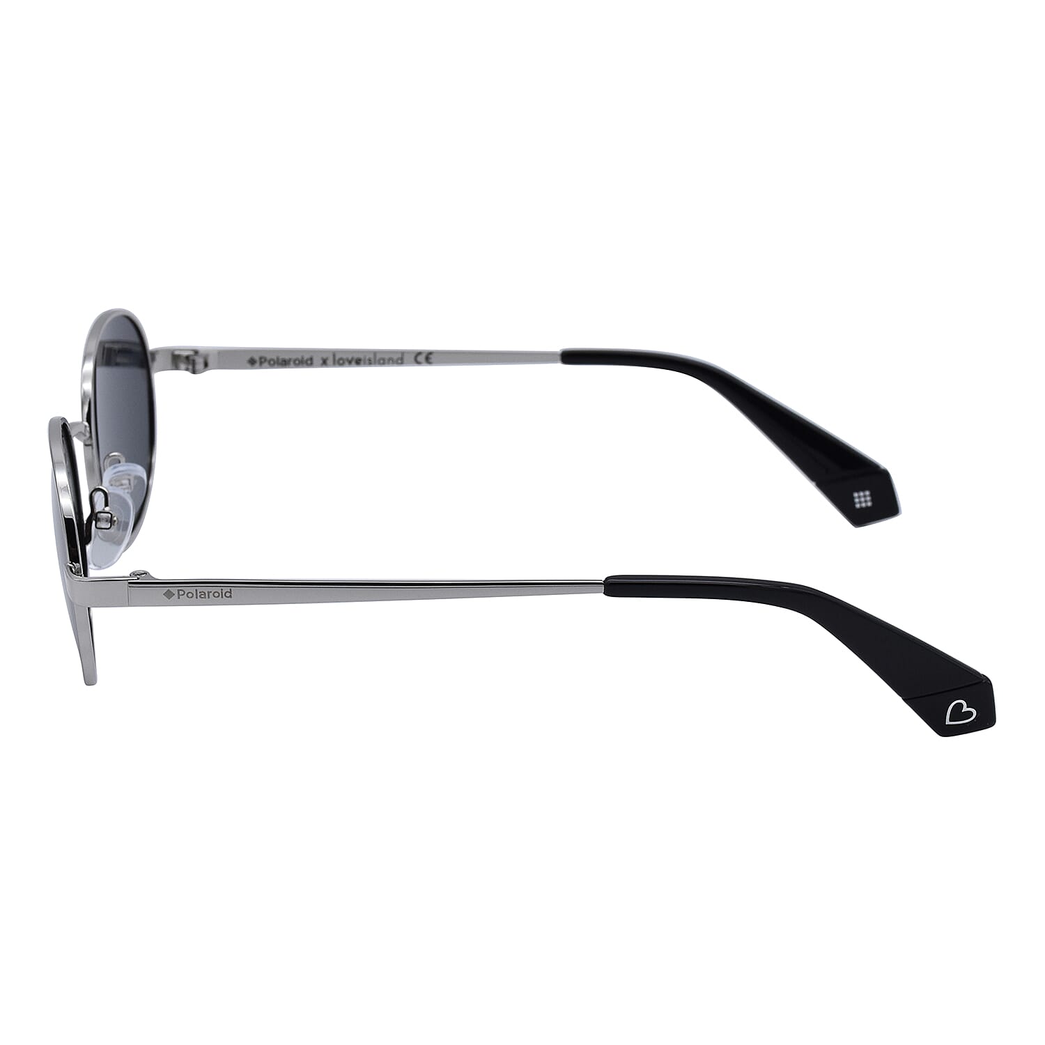 Polaroid x Love Island Oval Sunglasses with Grey Lenses