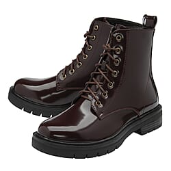 RAVEL Zelda Croc Pattern Ankle Boot - Black