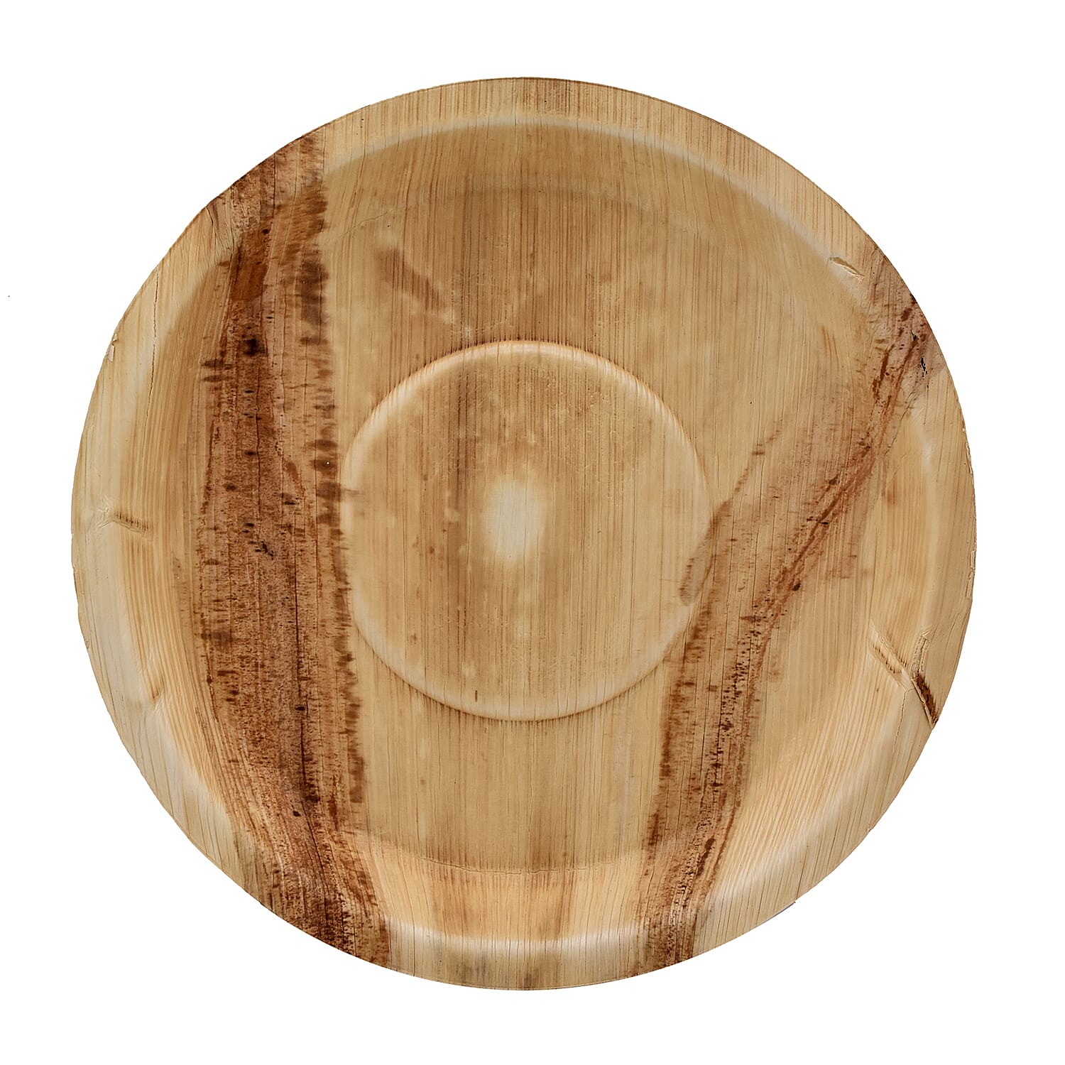 Pack of 10 - Areca Palm Leaf Round Plates  - 10 inchs (25x25cm)