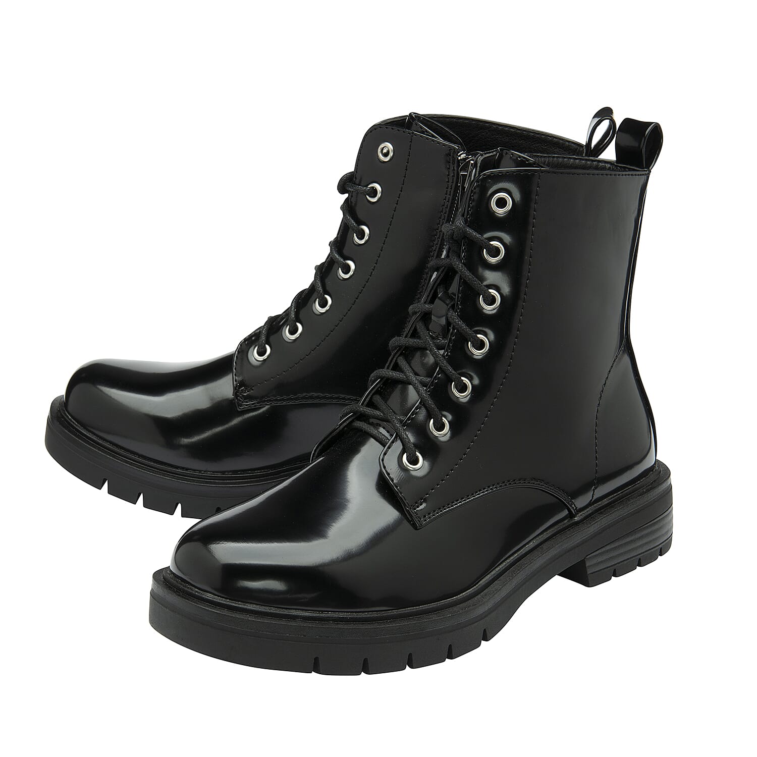 RAVEL Zelda Croc Pattern Ankle Boot - Black