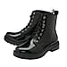 RAVEL Zelda Croc Pattern Ankle Boot - Black