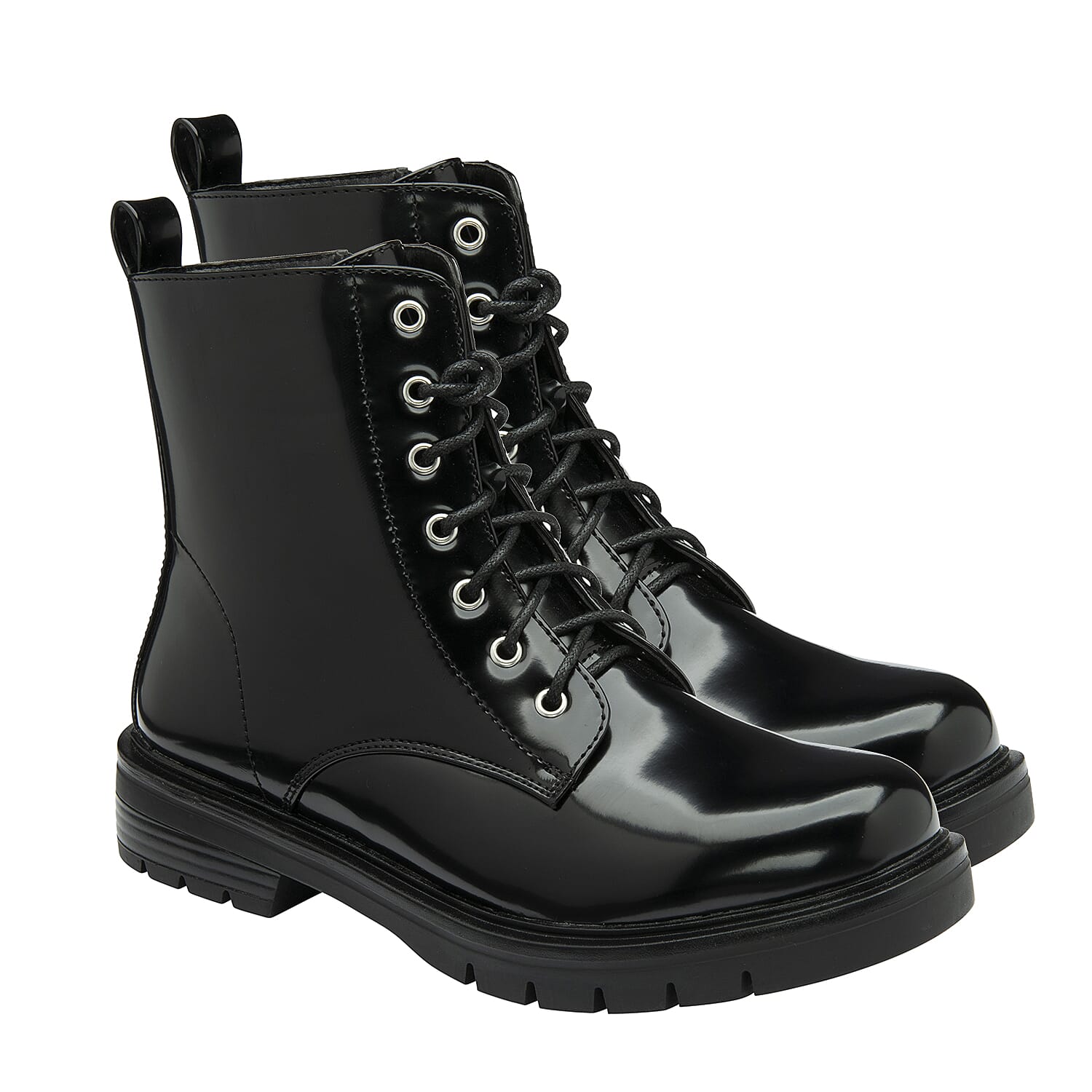 RAVEL Zelda Croc Pattern Ankle Boot - Black