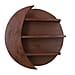 Wooden Wall Jewellery Organiser in Sun & Moon Shape - Cader Brown
