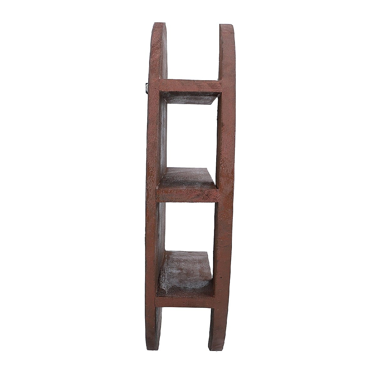 Wooden Wall Jewellery Organiser in Sun & Moon Shape - Cader Brown