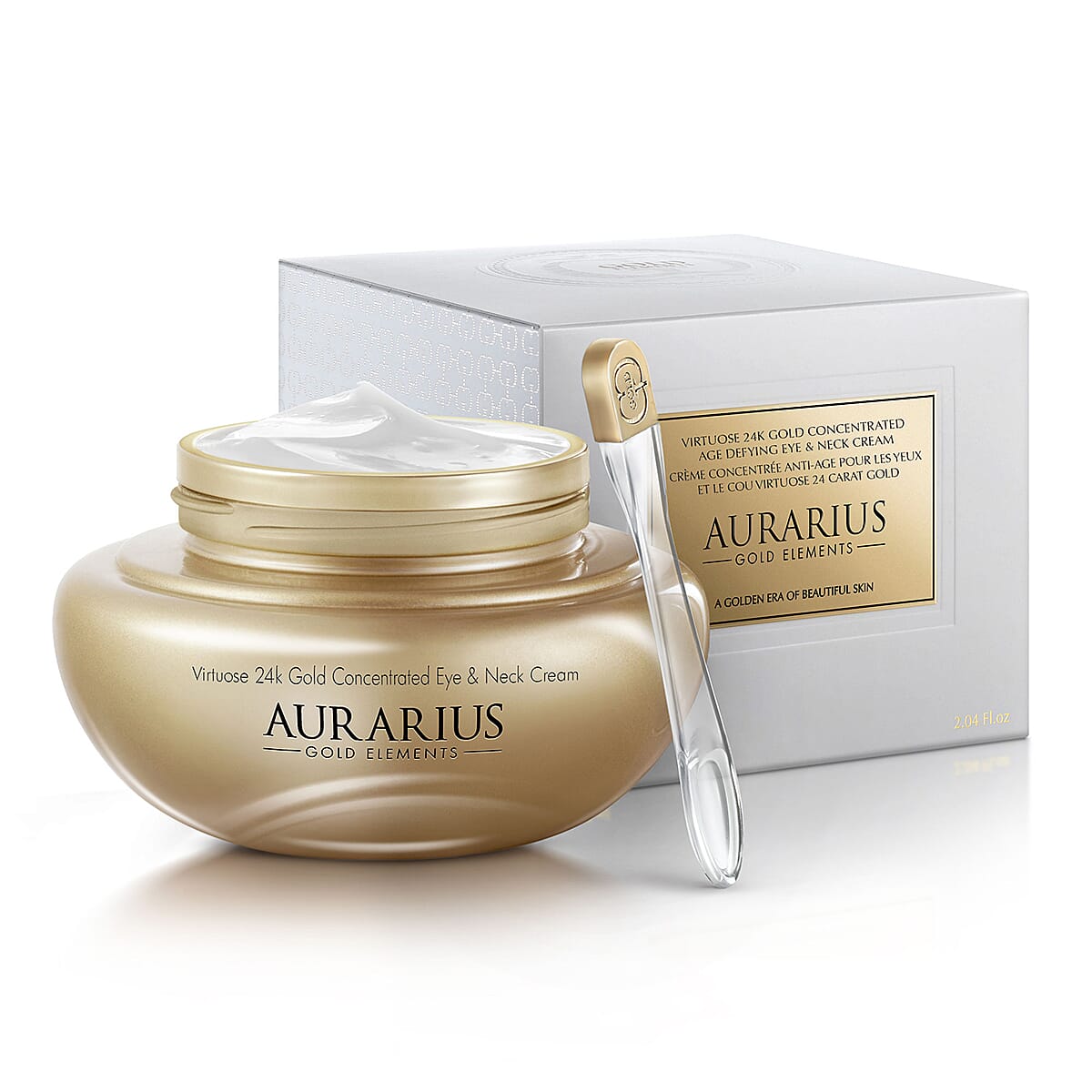 Aurarius- Virtuose 24k Gold Concentrated Age-Defying Eye & Neck Cream - 60ml