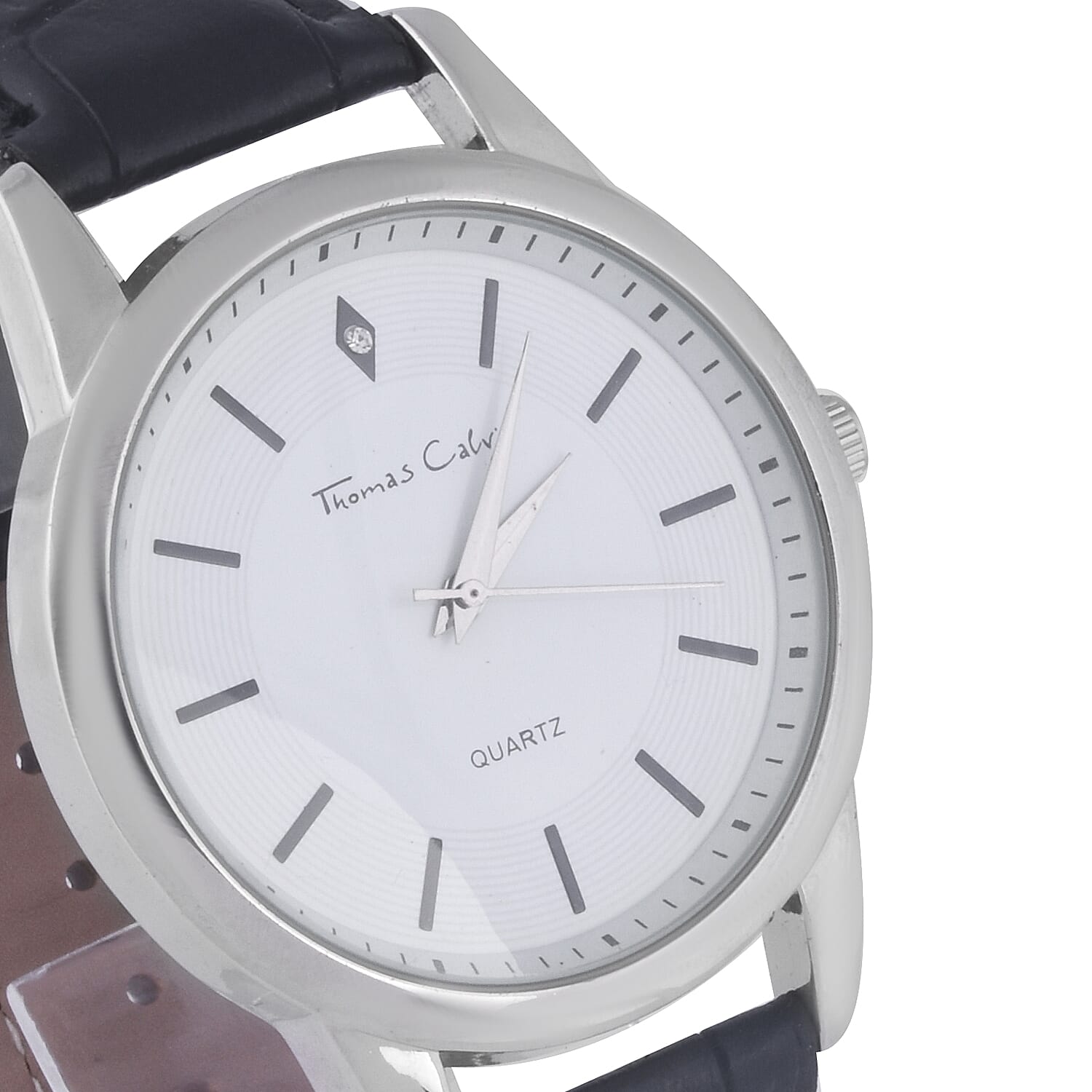 Thomas Calvi Mens Watch with Black Strap