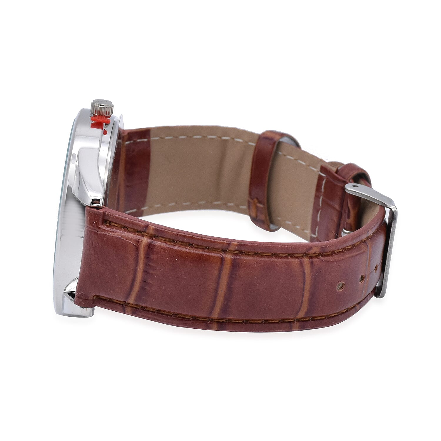 Thomas Calvi Mens Watch with Tan Strap