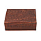 Handcrafted Sheesham Wooden Storage Box with Red Velvet Interior