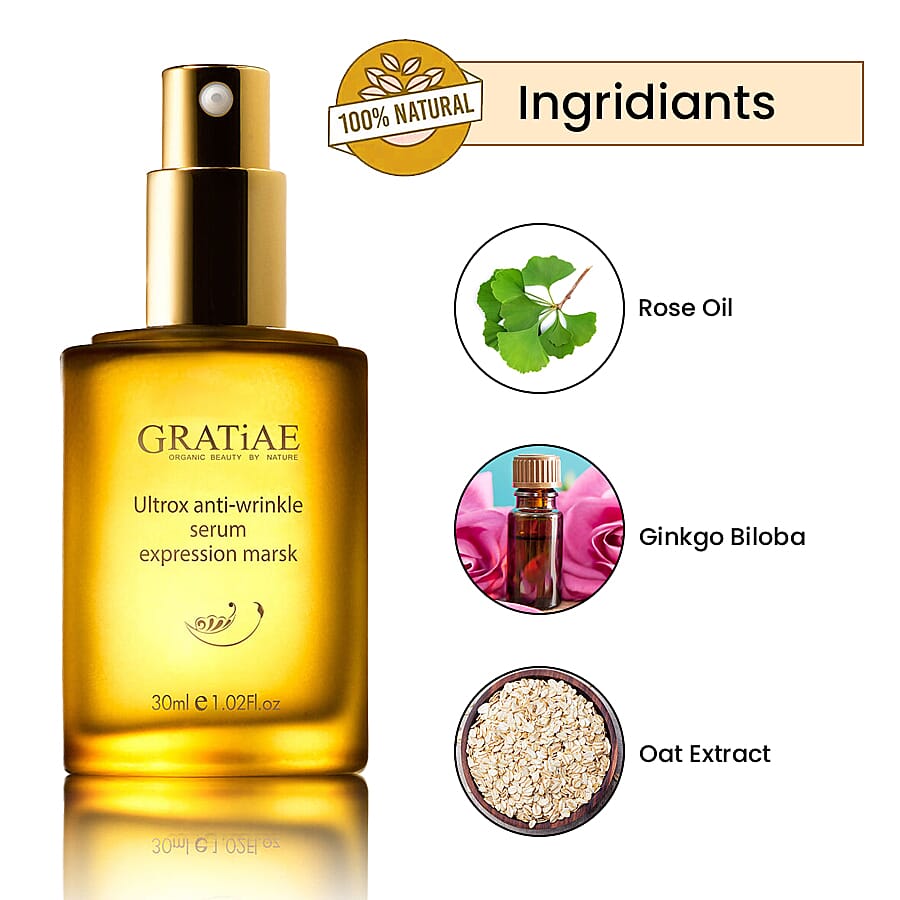 Gratiae: Ultrox Expression Marks Anti-Wrinkle Serum