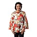 Womens Printed Bell Sleeves Top  Orange