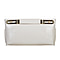 Bulaggi Collection - Polly Clutch Bag with Adjustable Shoulder Strap in Bone White (Size 17x32x4Cm)