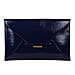 Bulaggi Collection - Isabella Envelope Clutch Bag with Shoulder Strap in Navy (Size 30x20Cm)