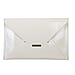 Bulaggi Collection - Isabella Envelope Clutch Bag with Shoulder Strap in Bone White (Size 30x20Cm)