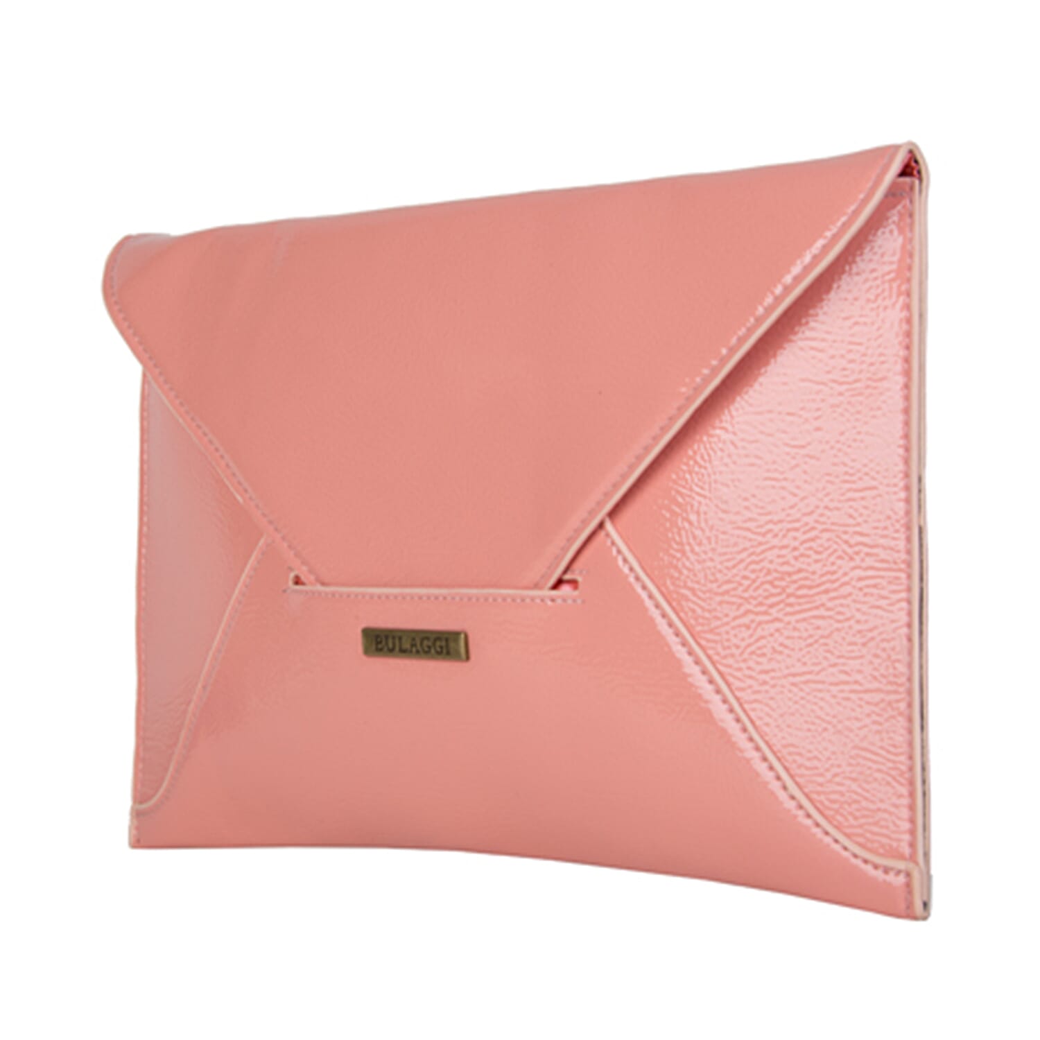 Bulaggi Collection - Isabella Envelope Clutch Bag with Shoulder Strap - Coral