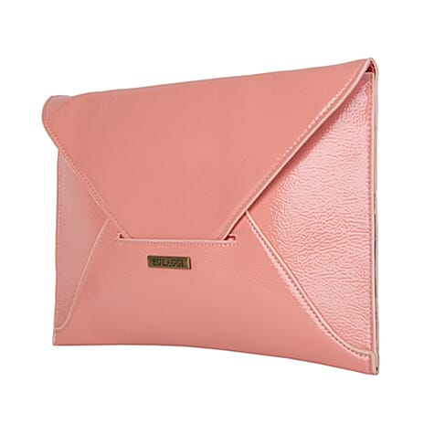 Bulaggi Collection - Isabella Envelope Clutch Bag with Shoulder Strap - Coral
