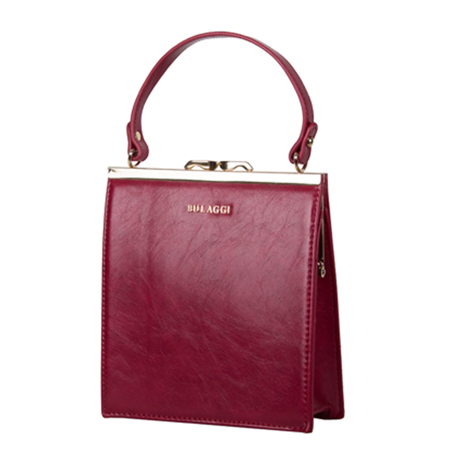 Bulaggi Collection - Hyacinth Handbag in Burgundy (Size 19.5x18x6Cm)