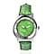 EON Swiss Movement 3 ATM Special Green Jade Dial Watch with Green Leather Strap