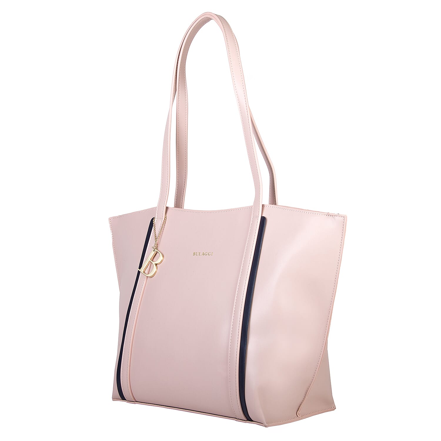 Bulaggi Collection - Zsazsa Shopping Bag with Zipper Closure in Dusty Pink (Size 29x29x14cm)